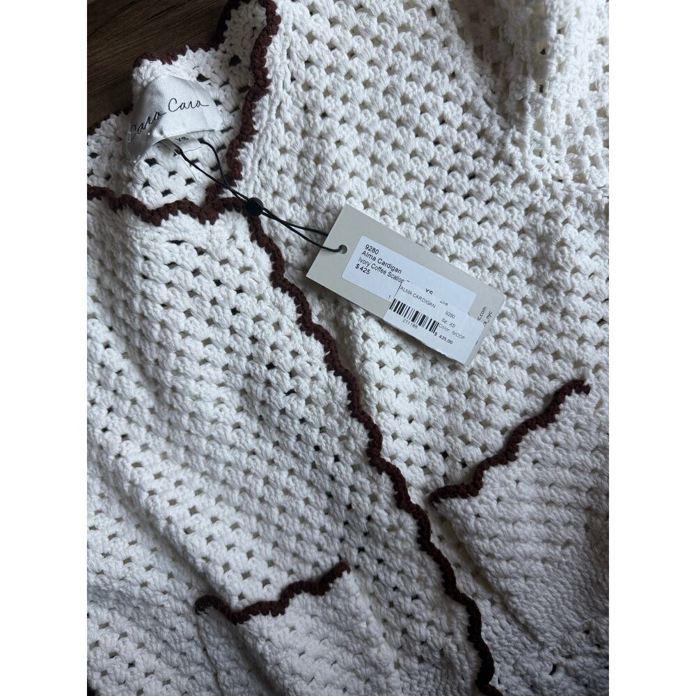 Cara Cara Alma Knit Cotton Cardigan Size XS - Picture 8 of 10